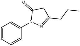 1-phenyl-3-propyl-4,5-dihydro-1H-pyrazol-5-one Structure