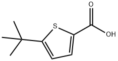 5-叔丁基噻吩-2-羧酸, 29212-25-7, 结构式