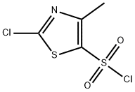 2-CHLORO-4-METHYL-THIAZOLE-5-SULFONYL CHLORIDE Structure