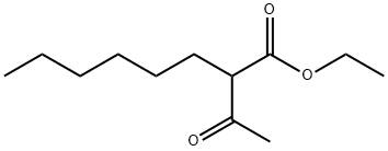 Ethyl 2-acetylcaprylate Struktur