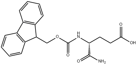 FMOC-alpha-glutaMine Struktur