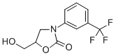5-(Hydroxymethyl)-3-[3-(trifluoromethyl)phenyl]-2-oxazolidinone,29218-19-7,结构式
