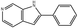 2-苯基-1H-吡咯并-2,3-C吡啶, 2922-07-8, 结构式