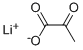 PYRUVIC ACID LITHIUM SALT Structure