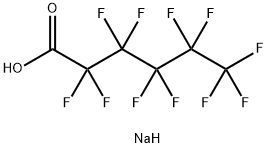 ウンデカフルオロヘキサン酸ナトリウム 化学構造式