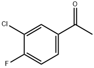 3-氯-4-氟苯乙酮,2923-66-2,结构式