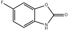 2(3H)-Benzoxazolone,  6-fluoro- Struktur
