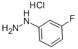3-Fluorophenylhydrazine hydrochloride Structure