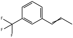 1-(1-propenyl)-3-(trifluoromethyl)benzene 结构式