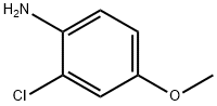 2-クロロ-4-メトキシアニリン 化学構造式