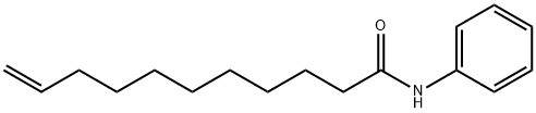 10-Undecenamide, N-phenyl- Struktur