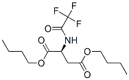 N-Trifluoroacetyl-L-aspartic acid dibutyl ester Struktur
