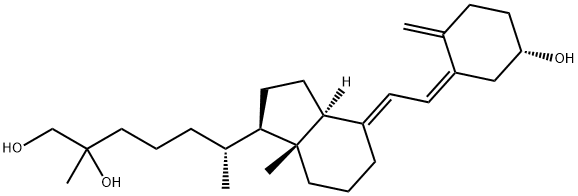 25,26-二羟基维生素D3 结构式