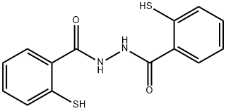 N,N’-Bis(2-mercaptobenzoyl)hydrazide Struktur