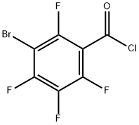 3-ブロモ-2,4,5,6-テトラフルオロベンゾイルクロリド 化学構造式