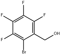 2-BROMO-3,4,5,6-TETRAFLUOROBENZYLALCOHOL 化学構造式