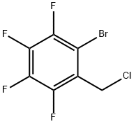 2-BROMO-3,4,5,6-TETRAFLUOROBENZYLCHLORIDE Struktur