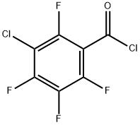 3-CHLORO-2,4,5,6-TETRAFLUOROBENZOYL CHLORIDE Struktur
