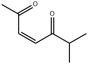 3-Heptene-2,5-dione, 6-methyl-, (3Z)- (9CI) Structure