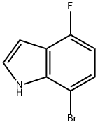 7-溴-4-氟吲哚, 292636-09-0, 结构式