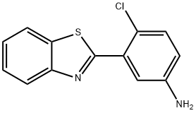 Benzenamine, 3-(2-benzothiazolyl)-4-chloro- Structure