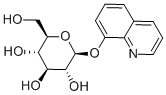 8-ヒドロキシキノリン-Β-D-グルコピラノシド 化学構造式