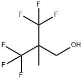 2,2-ビス(トリフルオロメチル)プロパノール 化学構造式