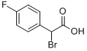 Α-溴-4-氟苯乙酸, 29270-33-5, 结构式