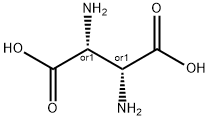 DL-α,α'-diaminosuccinic acid 化学構造式
