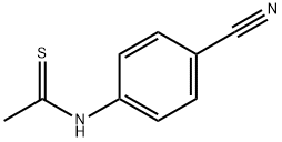 N-(4-cyanophenyl)ethanethioaMide Struktur