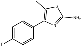 4-(4-氟苯基)-5-甲基噻唑-2-胺, 2928-00-9, 结构式