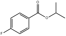 Benzoic acid, 4-fluoro-, 1-Methylethyl ester Struktur