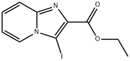 3-IODO-IMIDAZO[1,2-A]PYRIDINE-2-CARBOXYLIC ACID ETHYL ESTER Structure
