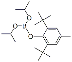 ビス(イソプロピルオキシ)[[2,6-ビス(1,1-ジメチルエチル)-4-メチルフェニル]オキシ]ボラン 化学構造式