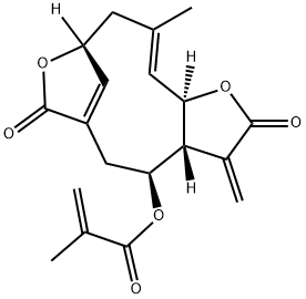 Deoxyelephantopin Struktur