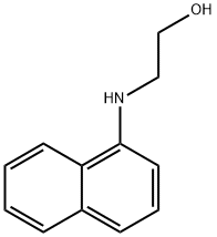 2-(1-NAPHTHYLAMINO)ETHANOL 结构式