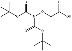 BIS-BOC-AMINO-OXYACETIC ACID Structure