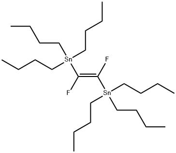 [(1E)-1,2-DIFLUORO-1,2-ETHENEDIYL]BISTRIBUTYLSTANNANE Struktur