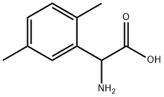 2-氨基-2-(2,5-二甲基苯基)乙酸,293330-04-8,结构式