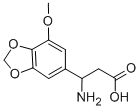 3-AMINO-3-(4-METHOXY-BENZO[1,3]DIOXOL-6-YL)-PROPIONIC ACID,293330-10-6,结构式