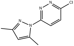 3-CHLORO-6-(3,5-DIMETHYL-1H-PYRAZOL-1-YL)PYRIDAZINE Struktur