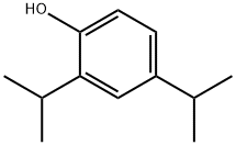 2,4-ジイソプロピルフェノール 化学構造式
