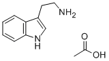 1H-Indole-3-ethanamine, monoacetate 结构式