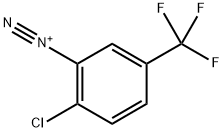 2-chloro-5-(trifluoromethyl)benzenediazonium Structure