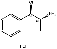 (1R-trans)-2-Amino-2,3-dihydro-1H-inden-1-ol hydrochloride Structure