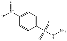 4-ニトロベンゼンスルホン酸ヒドラジド 化学構造式