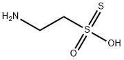 2-AMINOETHANETHIOSULFONIC S-ACID Structure