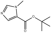 3-甲基-3H-咪唑-4-羧酸叔丁酯,293733-51-4,结构式