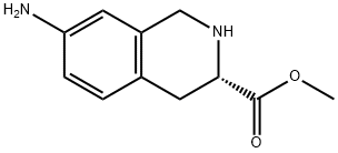 3-Isoquinolinecarboxylicacid,7-amino-1,2,3,4-tetrahydro-,methylester,(3S)-(9CI),293736-97-7,结构式