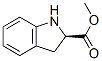 1H-Indole-2-carboxylicacid,2,3-dihydro-,methylester,(2R)-(9CI) Structure